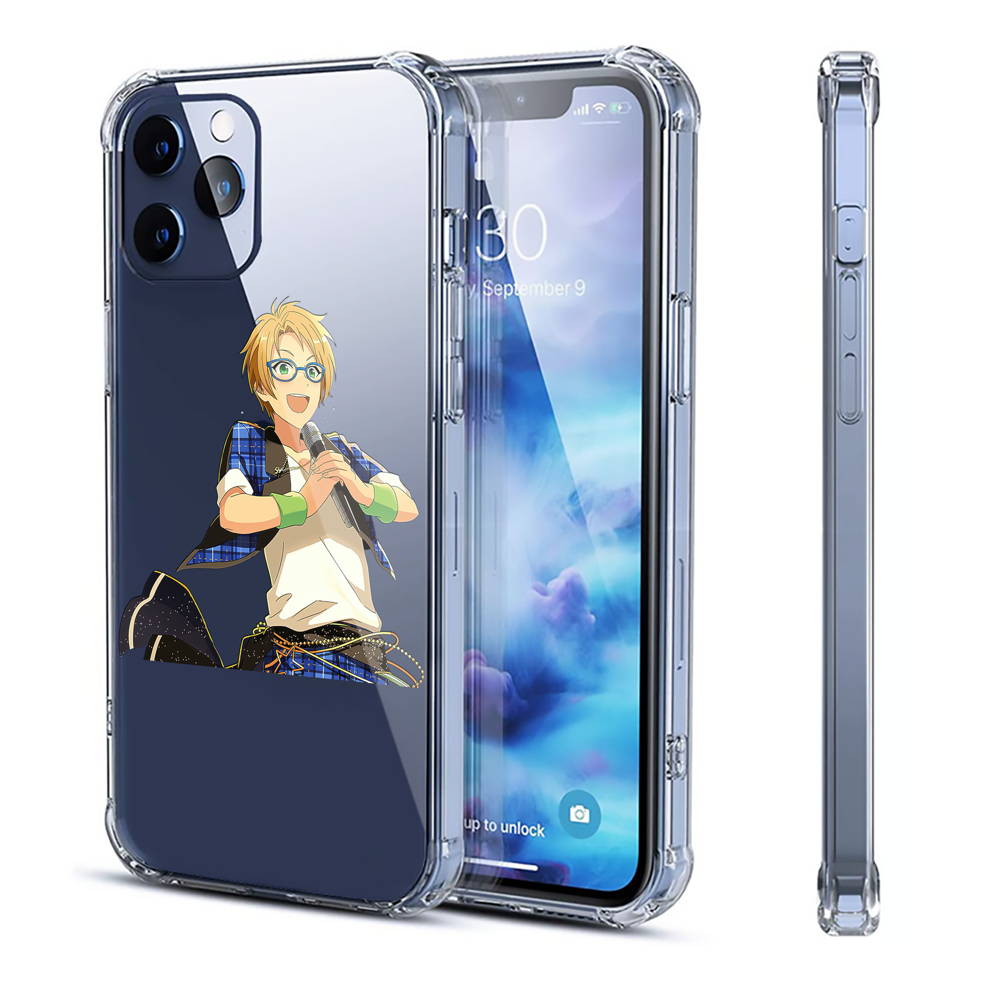 （画像用） あんさんぶるスターズ! Ensemble Stars 【iPhone 12シリーズ対応】透明スマホケース（クリアソフトケース）